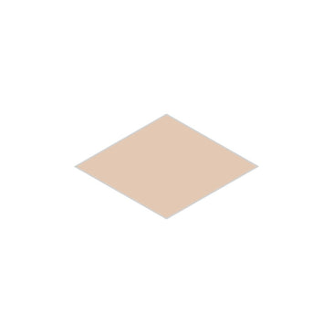 Large Diamond Original Ceramic Tile in Tumbleweed Gloss