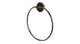 Flatiron Towel Ring in Polished Nickel