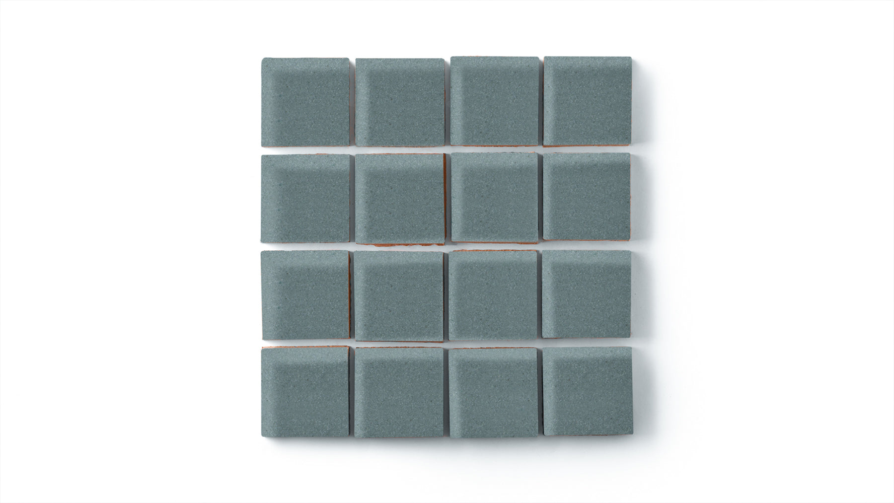 2x2 Straight Set Sheeted Original Ceramic Mosaic Tile in Flagstone Matte