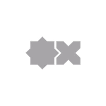 Mini Star & Cross Original Ceramic Tile in Thistle Matte