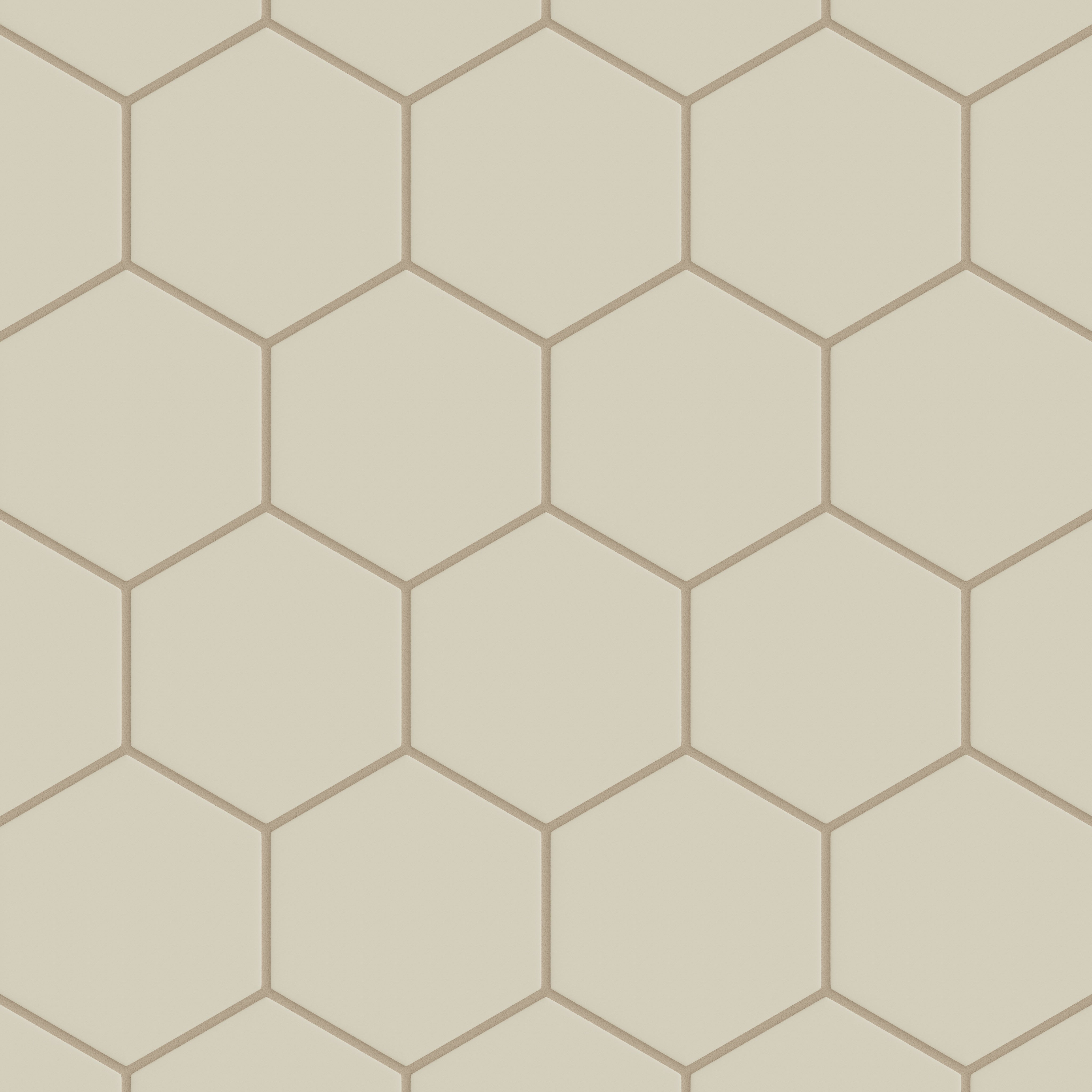 6" Hexagon Original Ceramic Tile in Dolomite Matte
