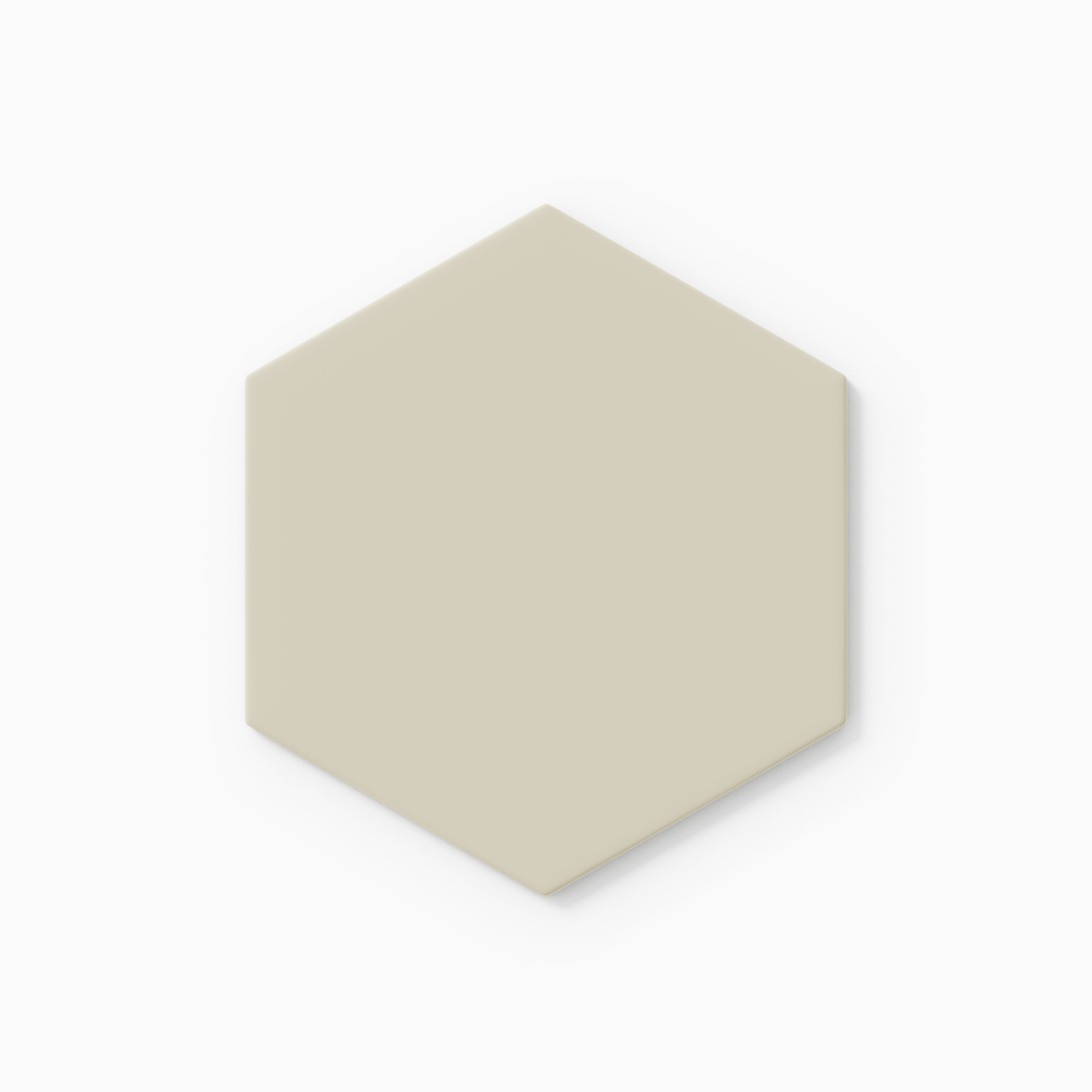 6" Hexagon Original Ceramic Tile in Dolomite Matte