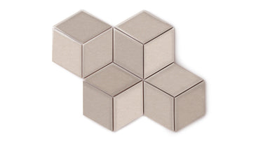 Large Diamond Original Ceramic Tile in Cardamom Gloss