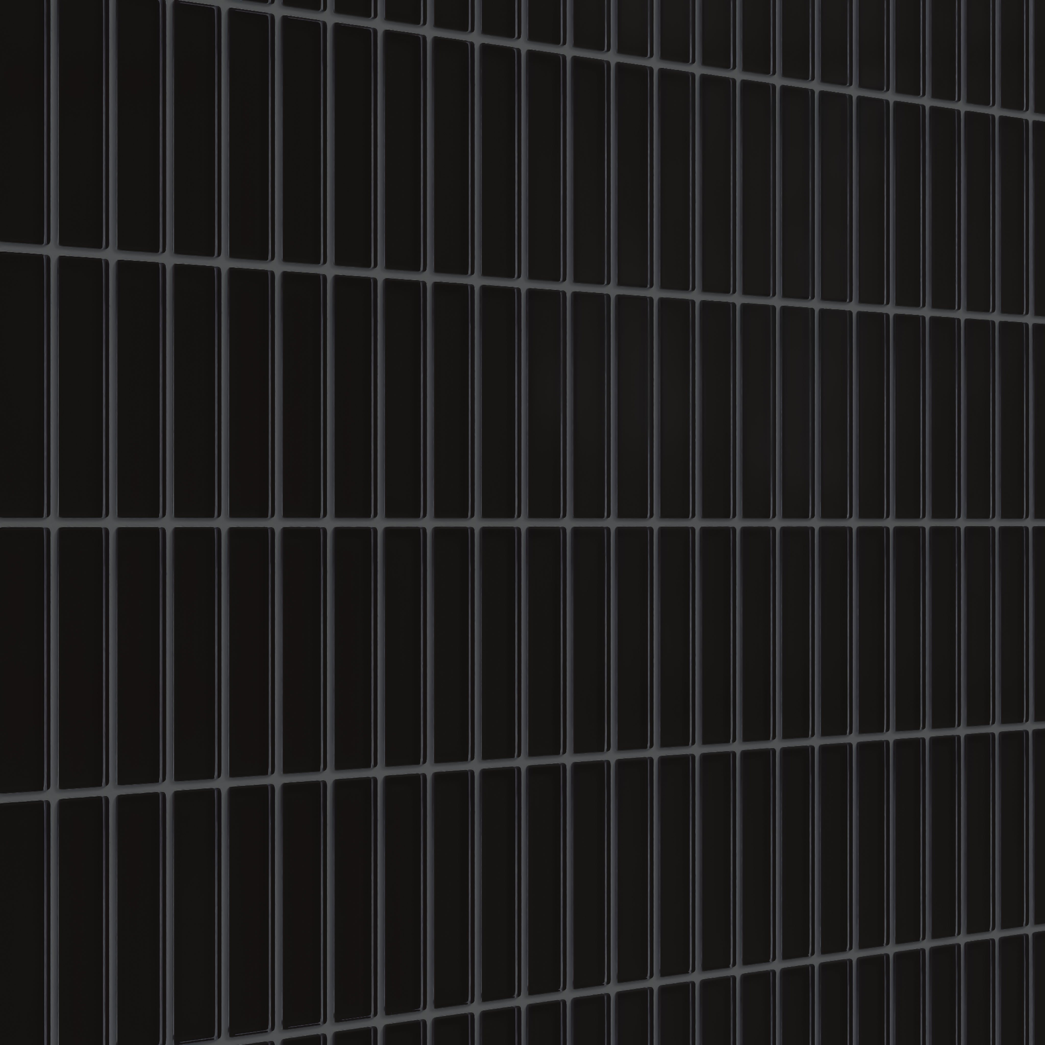 1x4 Straight Set Sheeted Glass Mosaic Tile in Condor Matte