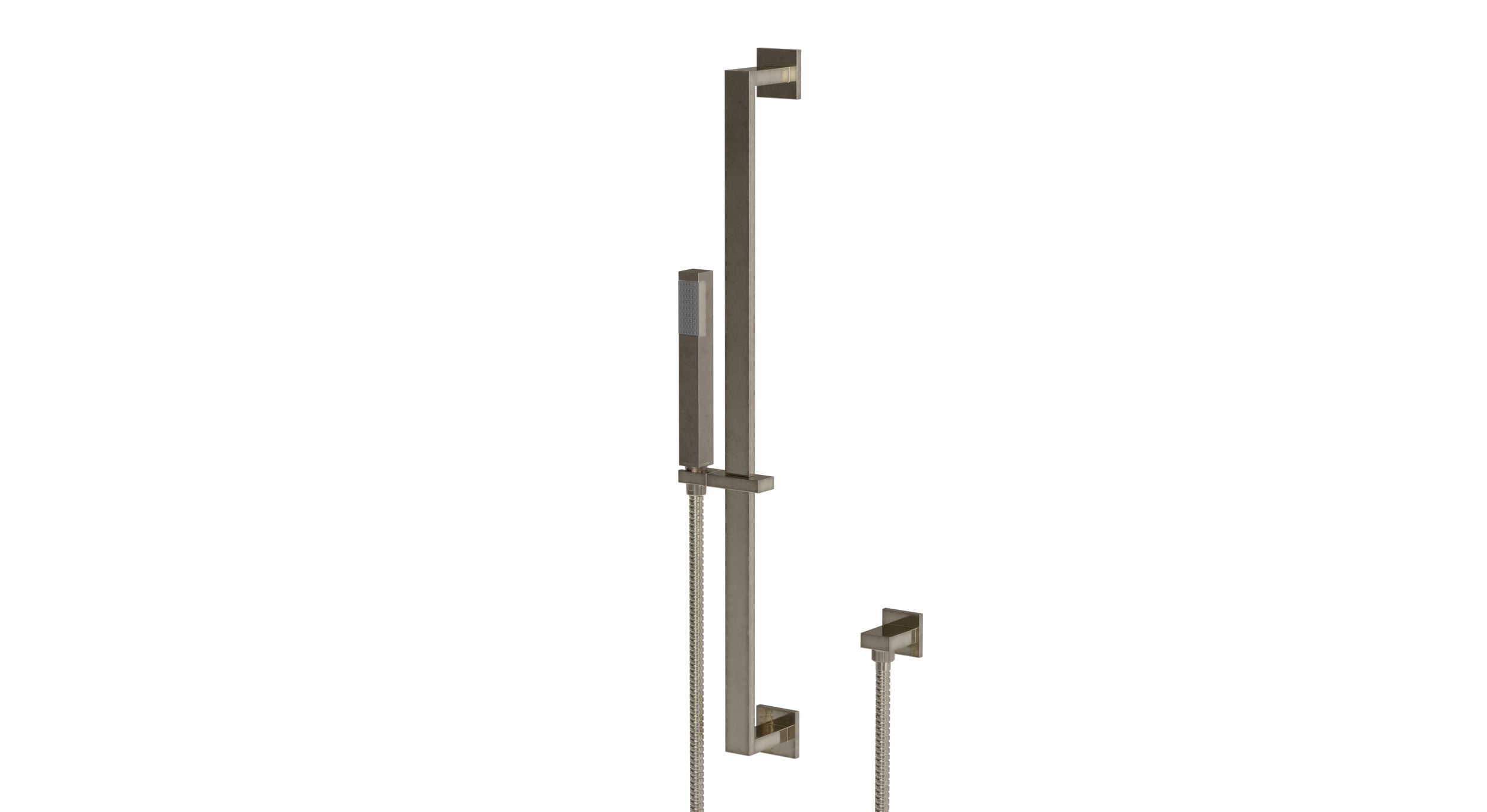 Flatiron Positioning Bar Kit - Less Hand Shower in French Nickel