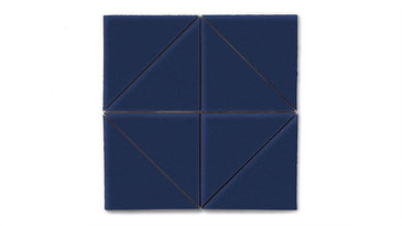 6" Triangle Original Ceramic Tile in Lake Tahoe Matte