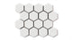 2" Hexagon Sheeted Original Ceramic Mosaic Tile in Frost Matte