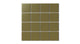 3x3 Straight Set Sheeted Natural Press Ceramic Mosaic Tile in Sap Green Matte