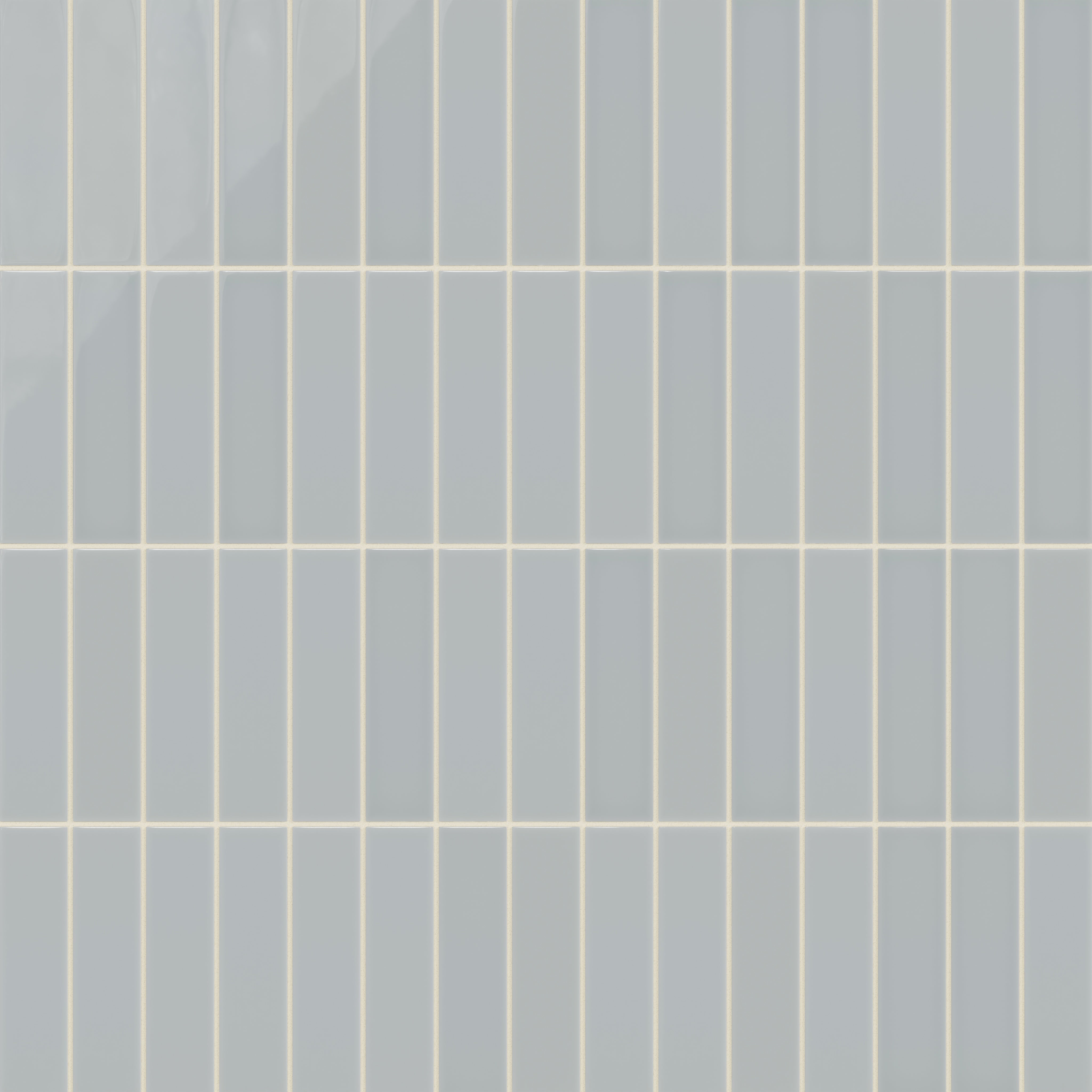 2x8 Natural Press Ceramic Tile in Alberta Blue Gloss