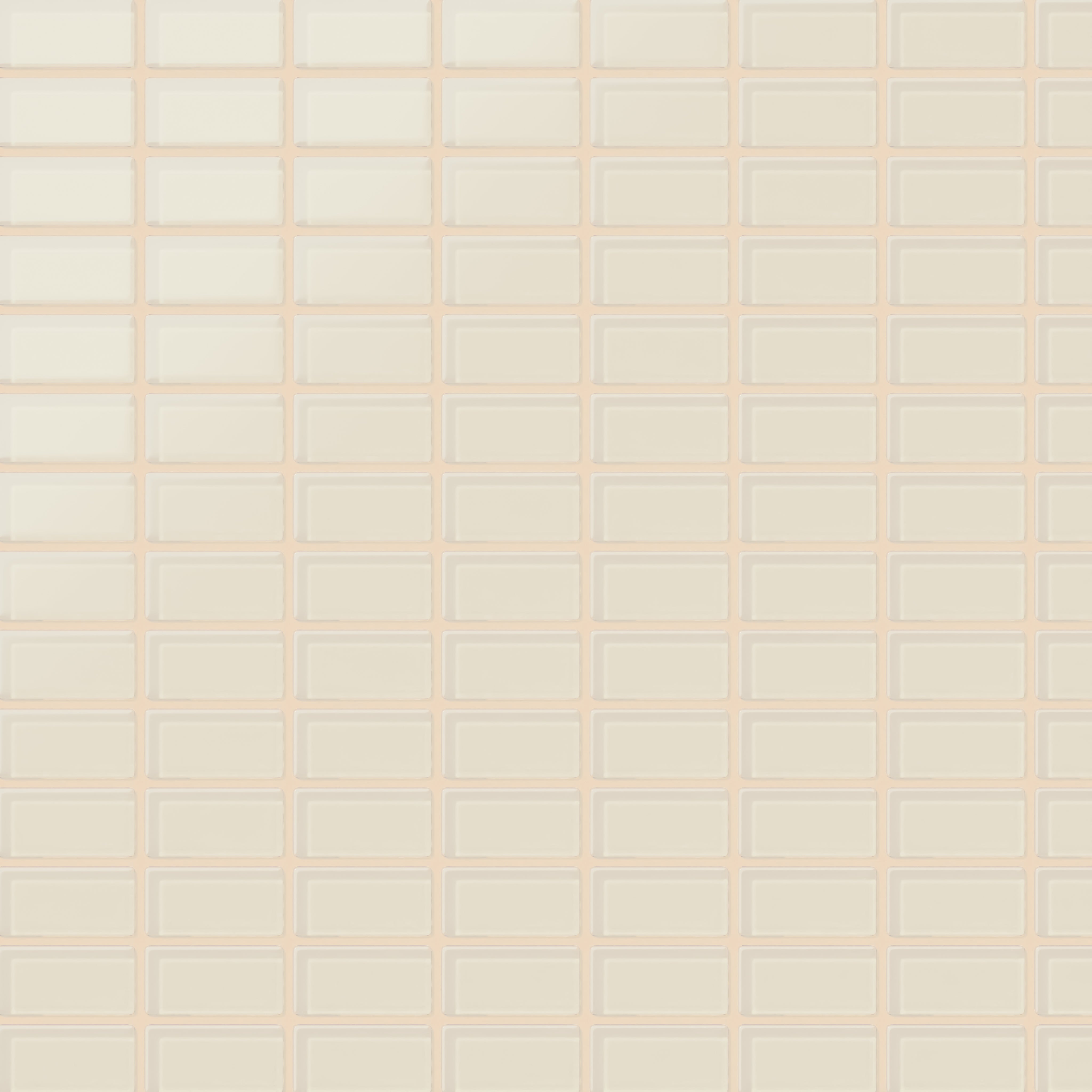1x2 Straight Set Sheeted Glass Mosaic Tile in Sparrow Matte