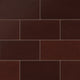 6x12 Original Ceramic Tile in Redwood