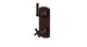 Emerson Two Handle Wall Mount Shower Trim with Classic Cross/Classic Lever Handles in Architectural Copper