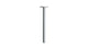 Flatiron 12" Straight Shower Arm with Flange in Satin Chrome