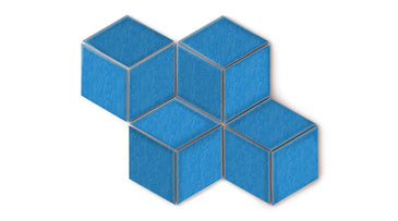 Large Diamond Original Ceramic Tile in Aegean Sea Gloss