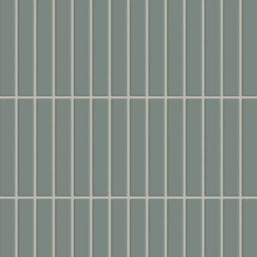 1x6 Straight Set Sheeted Original Ceramic Mosaic Tile in Flagstone Matte