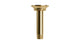 Emerson 4" Straight Shower Arm with Flange in Polished Brass