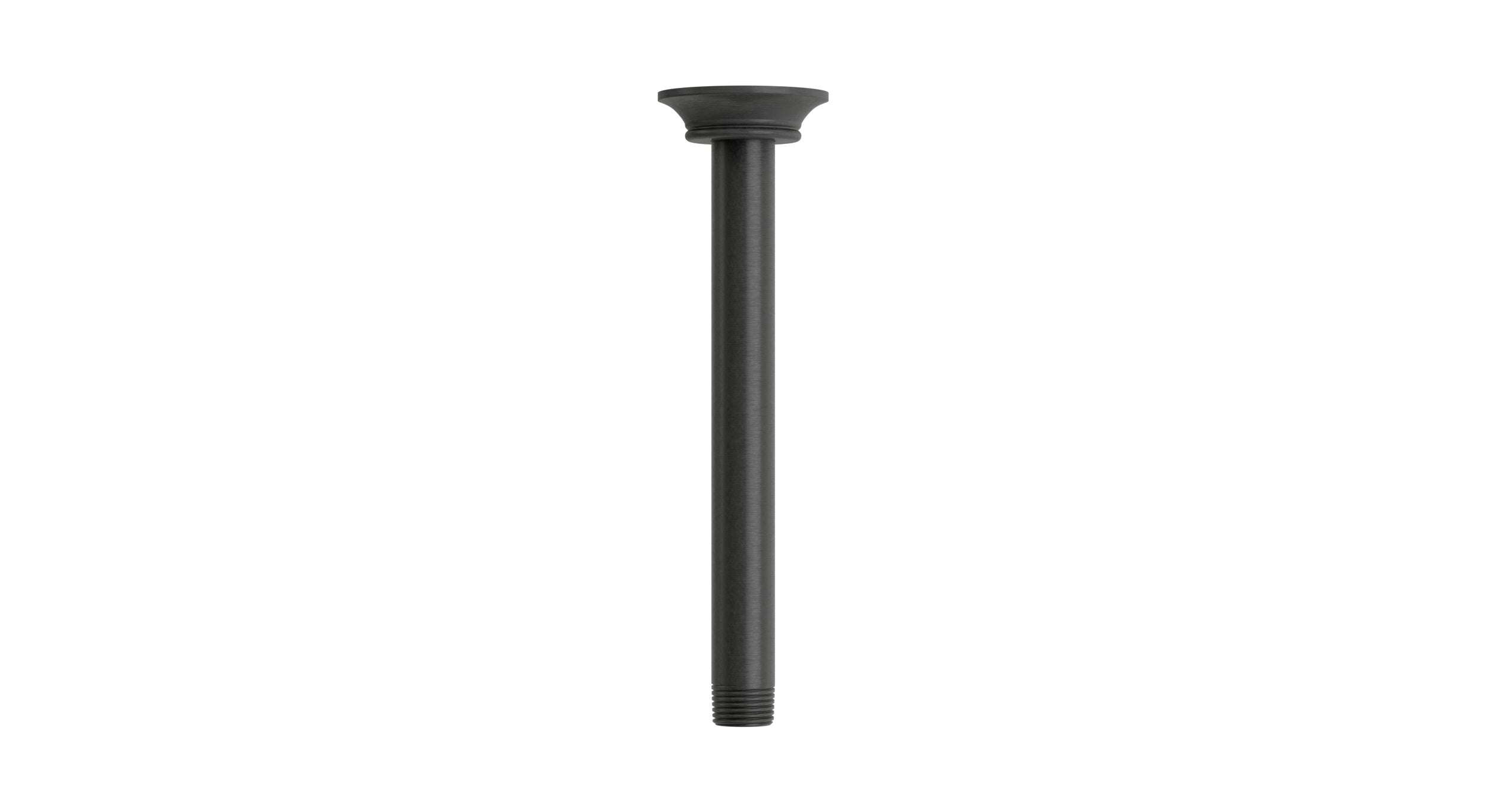 Emerson 8" Straight Shower Arm with Flange in Blackened Nickel
