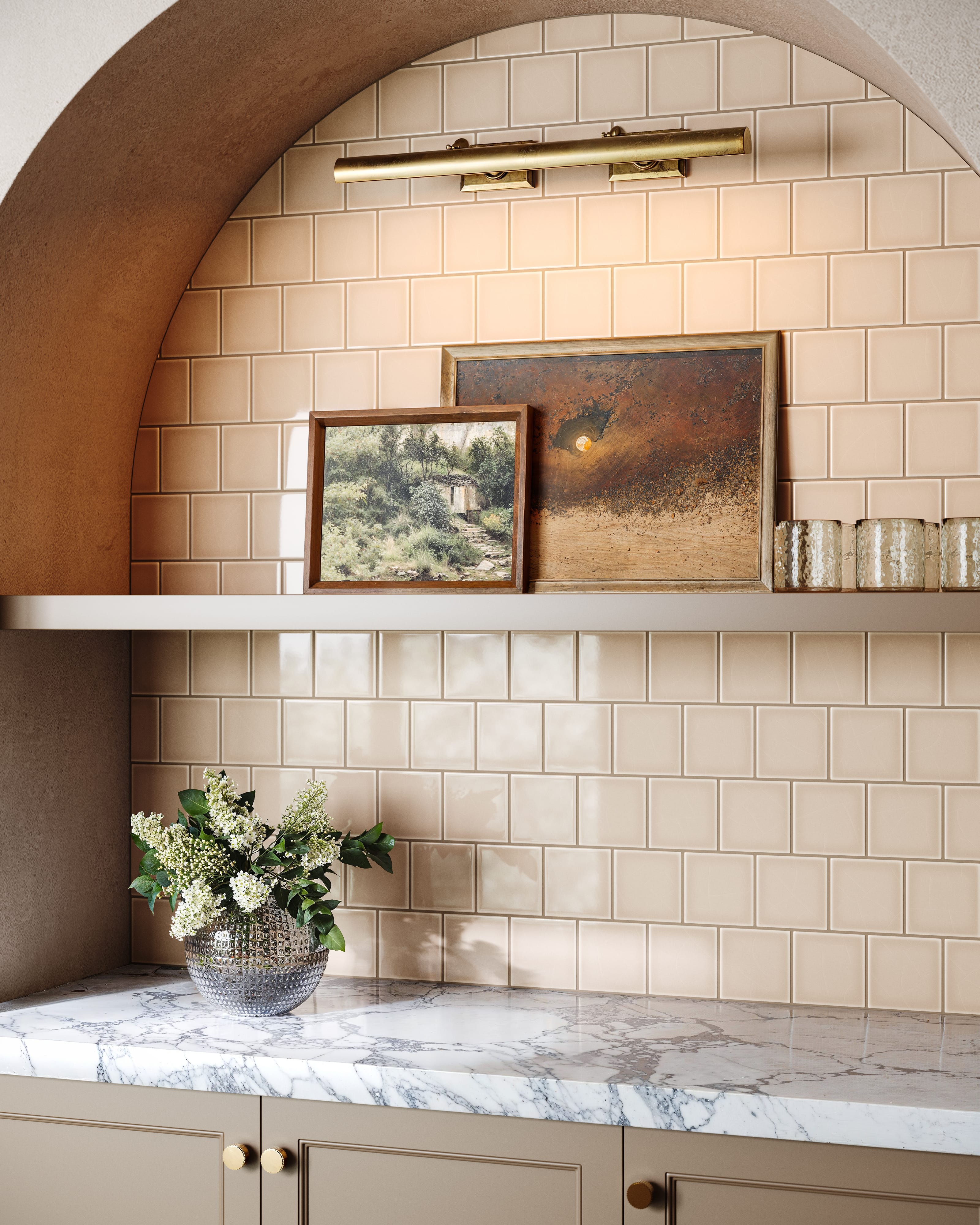 4x4 Original Ceramic Tile in Sweet Pea Gloss