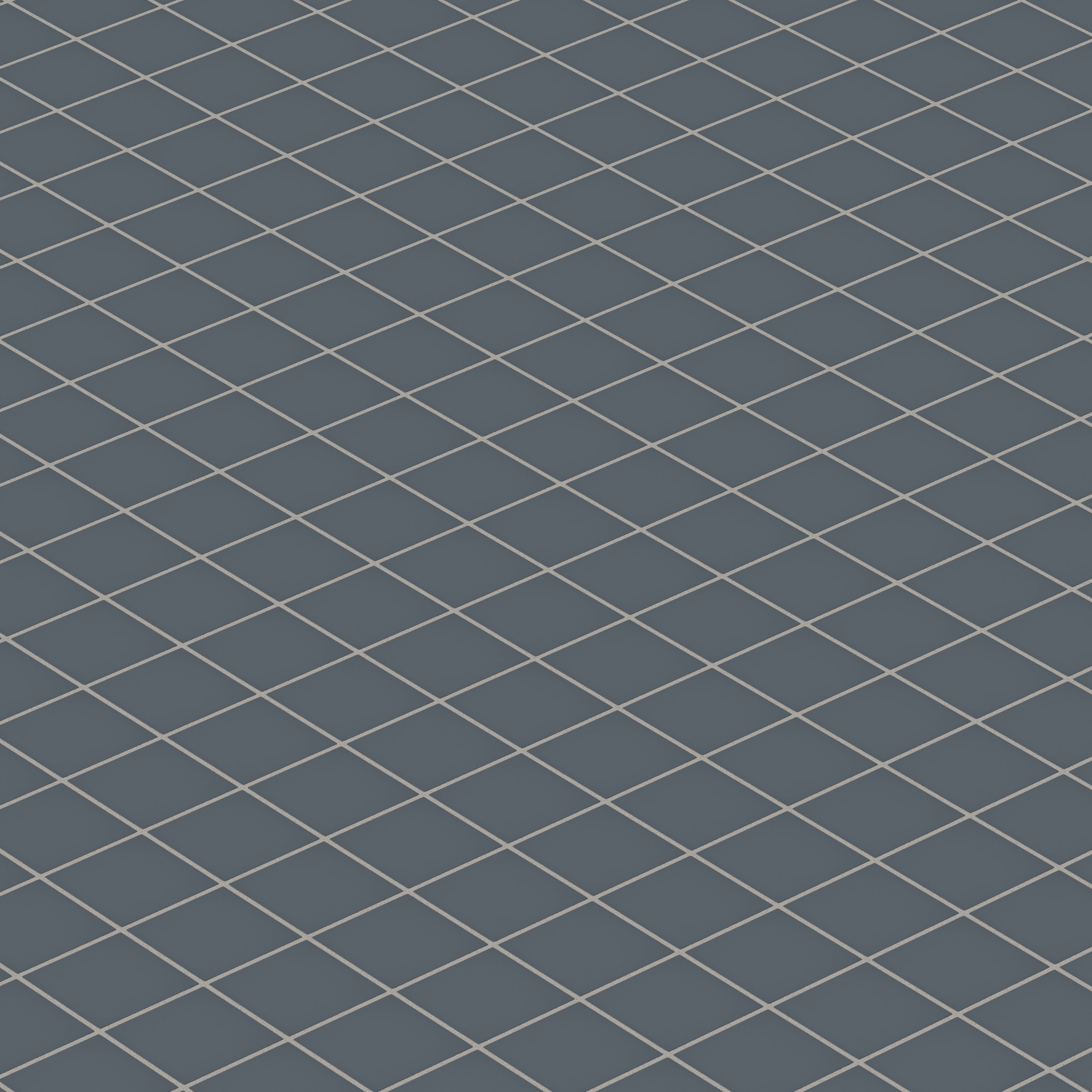 3x3 Straight Set Sheeted Natural Press Ceramic Mosaic Tile in Indigo Matte