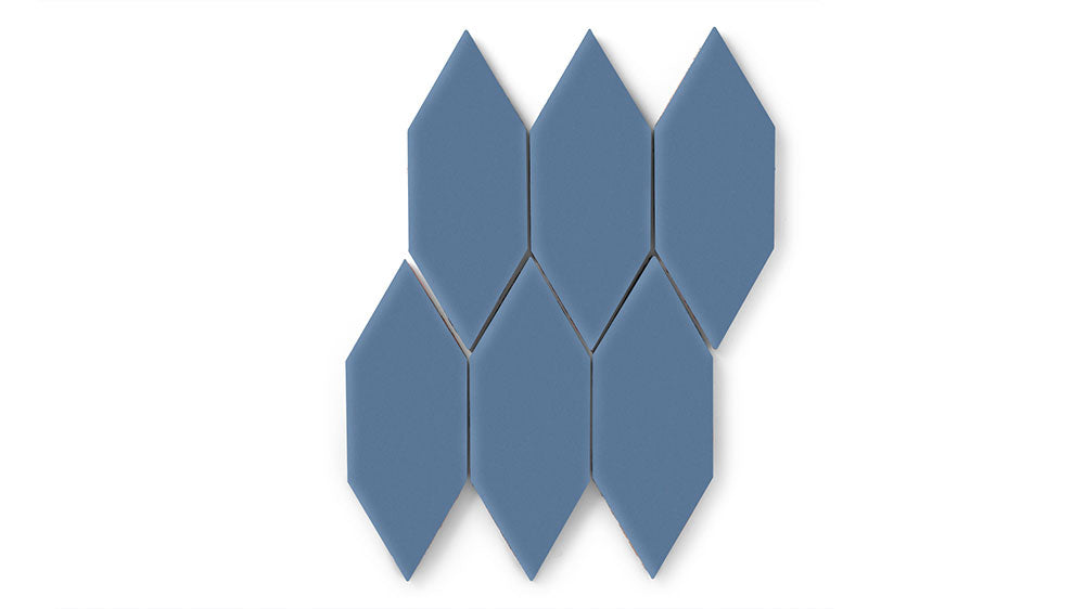 Picket Original Ceramic Tile in Caribbean Sea Matte