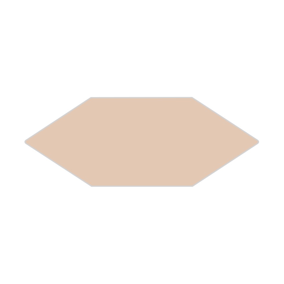 Picket Original Ceramic Tile in Tumbleweed Gloss