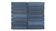 1x4 Straight Set Sheeted Original Ceramic Mosaic Tile in Slate Blue Gloss