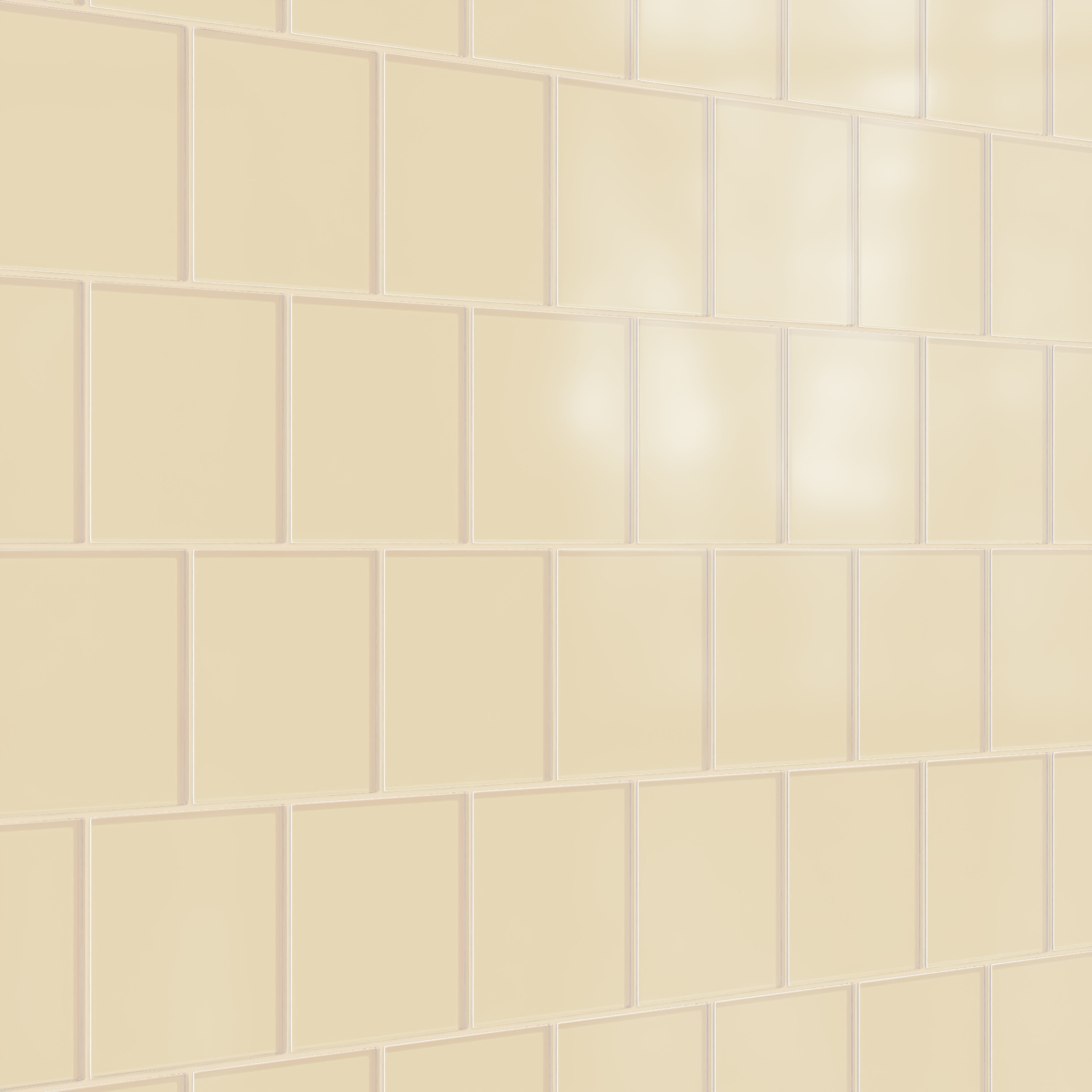 6x6 Glass Tile in Chickadee Matte