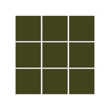 3x3 Straight Set Sheeted Original Ceramic Mosaic Tile in Lone Pine Matte