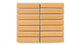 1x4 Straight Set Sheeted Original Ceramic Mosaic Tile in Koi Gloss