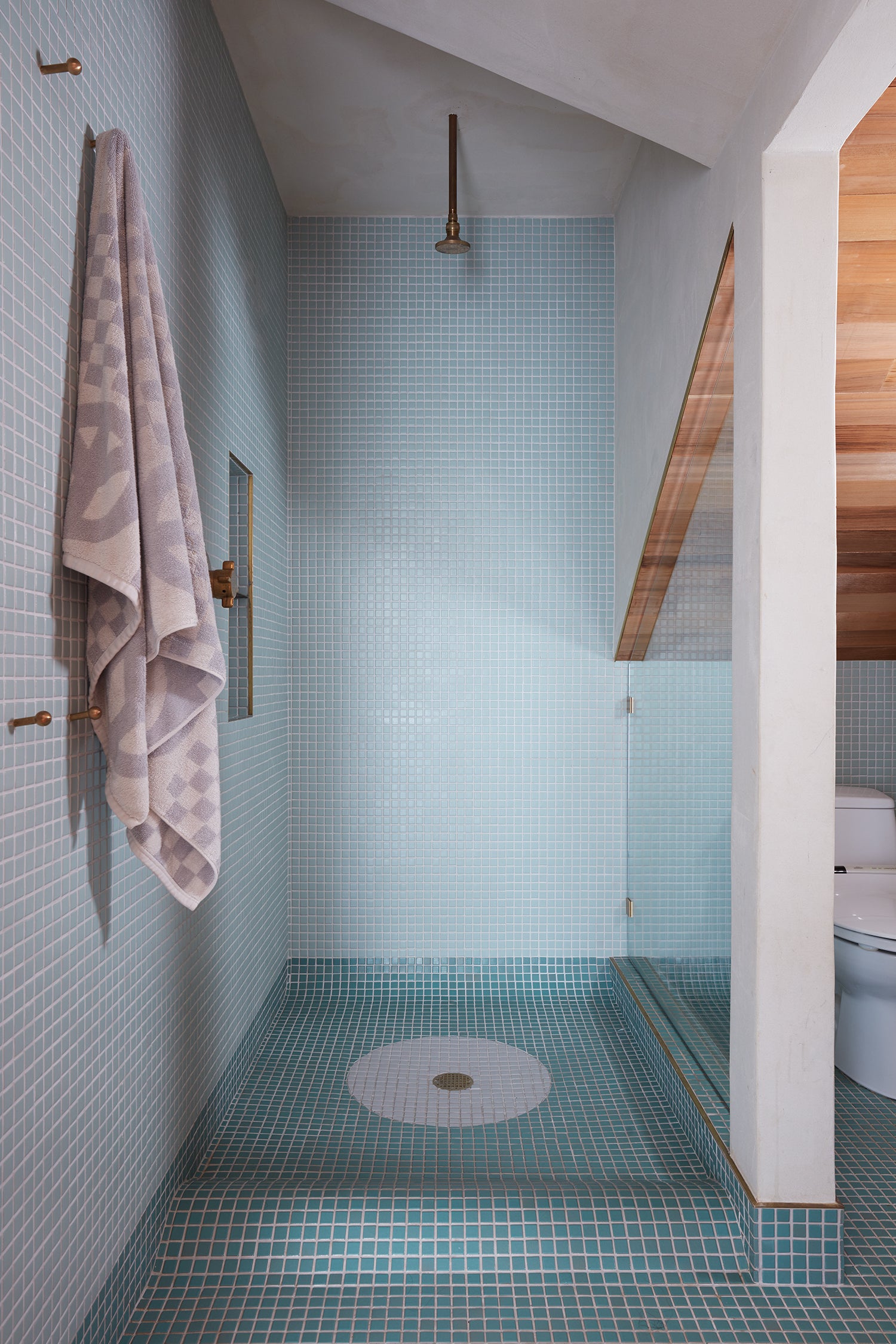 1x1 Straight Set Sheeted Original Ceramic Mosaic Tile in Amalfi Coast Matte