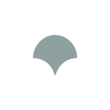 Ogee Drop Original Ceramic Tile in Overcast Matte