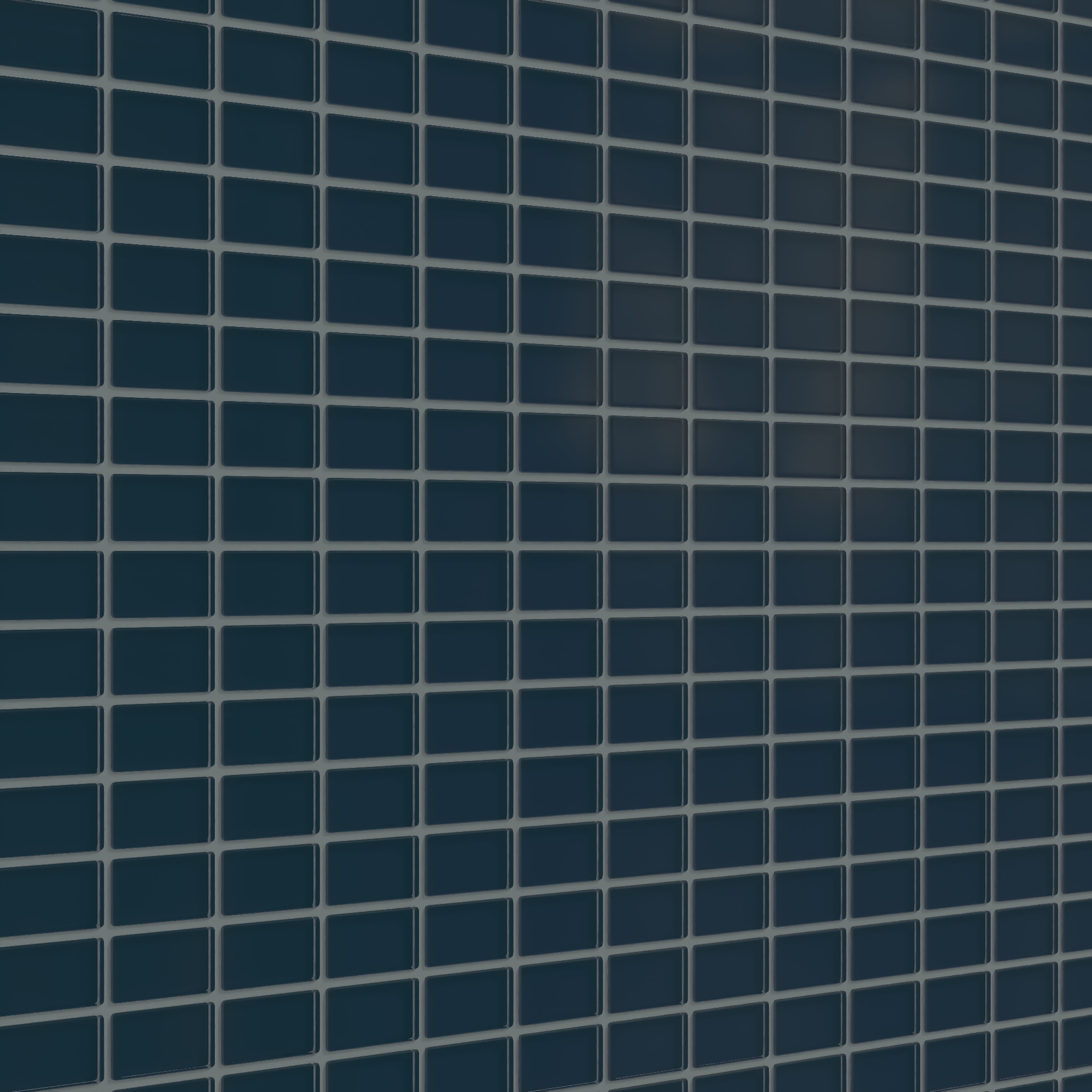 1x2 Straight Set Sheeted Glass Mosaic Tile in Grackle Matte