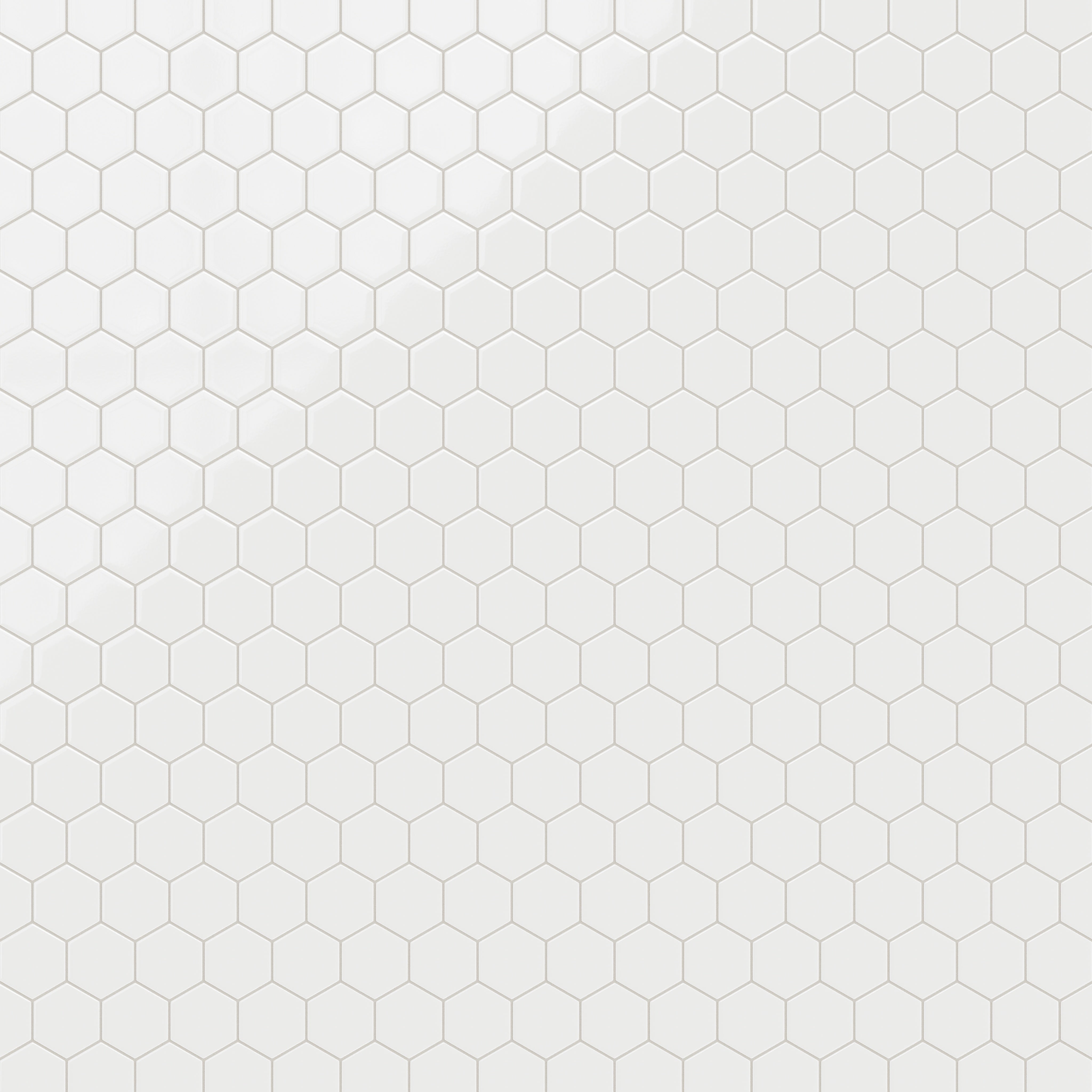 4" Hexagon Original Ceramic Tile in Calcite Gloss