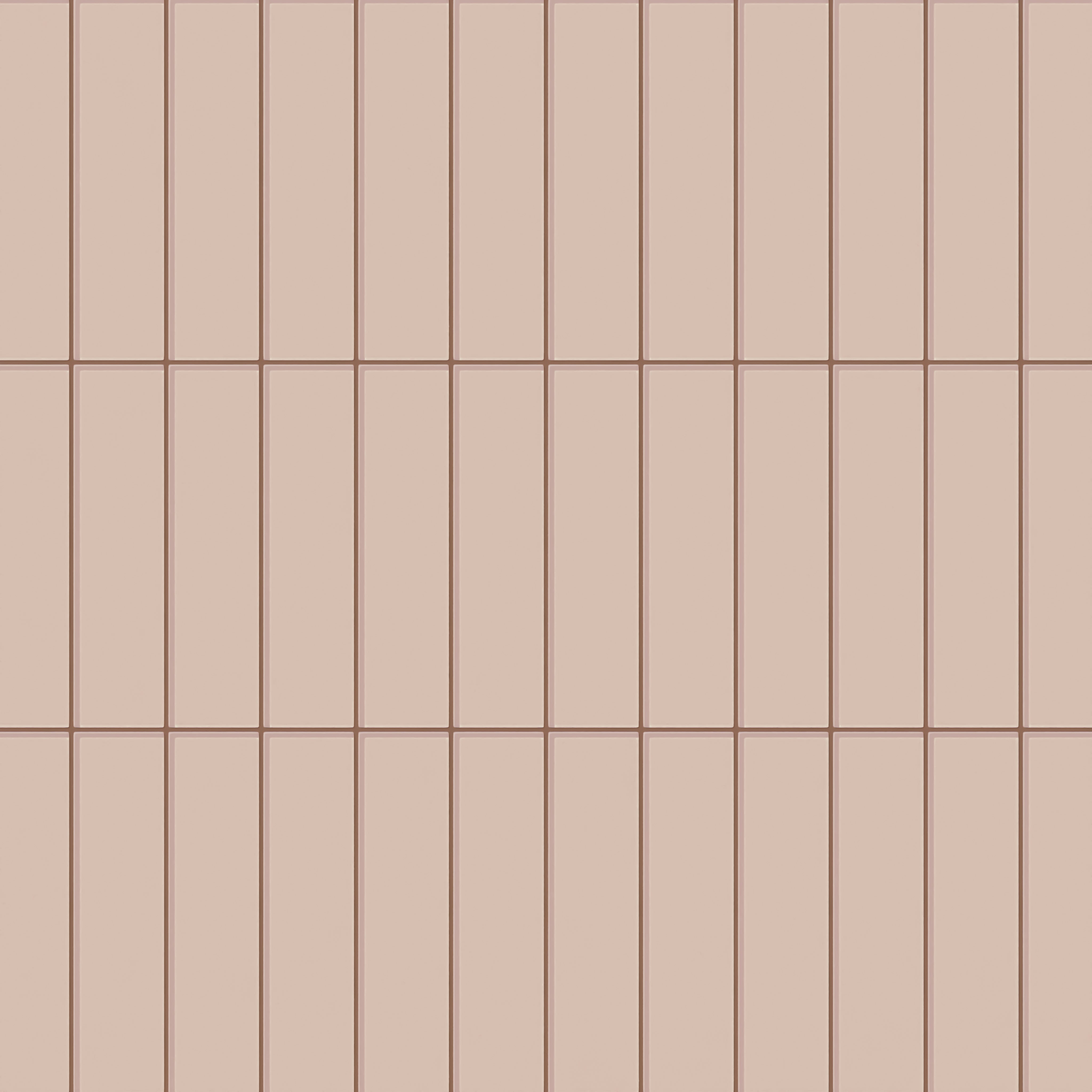 3x12 Glass Tile in Rosy Finch Gloss