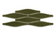 Wave Original Ceramic Tile in Bonsai Gloss