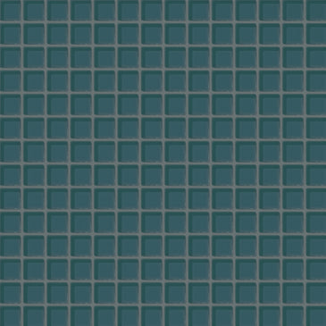 1x1 Straight Set Sheeted Glass Mosaic Tile in Magpie Gloss
