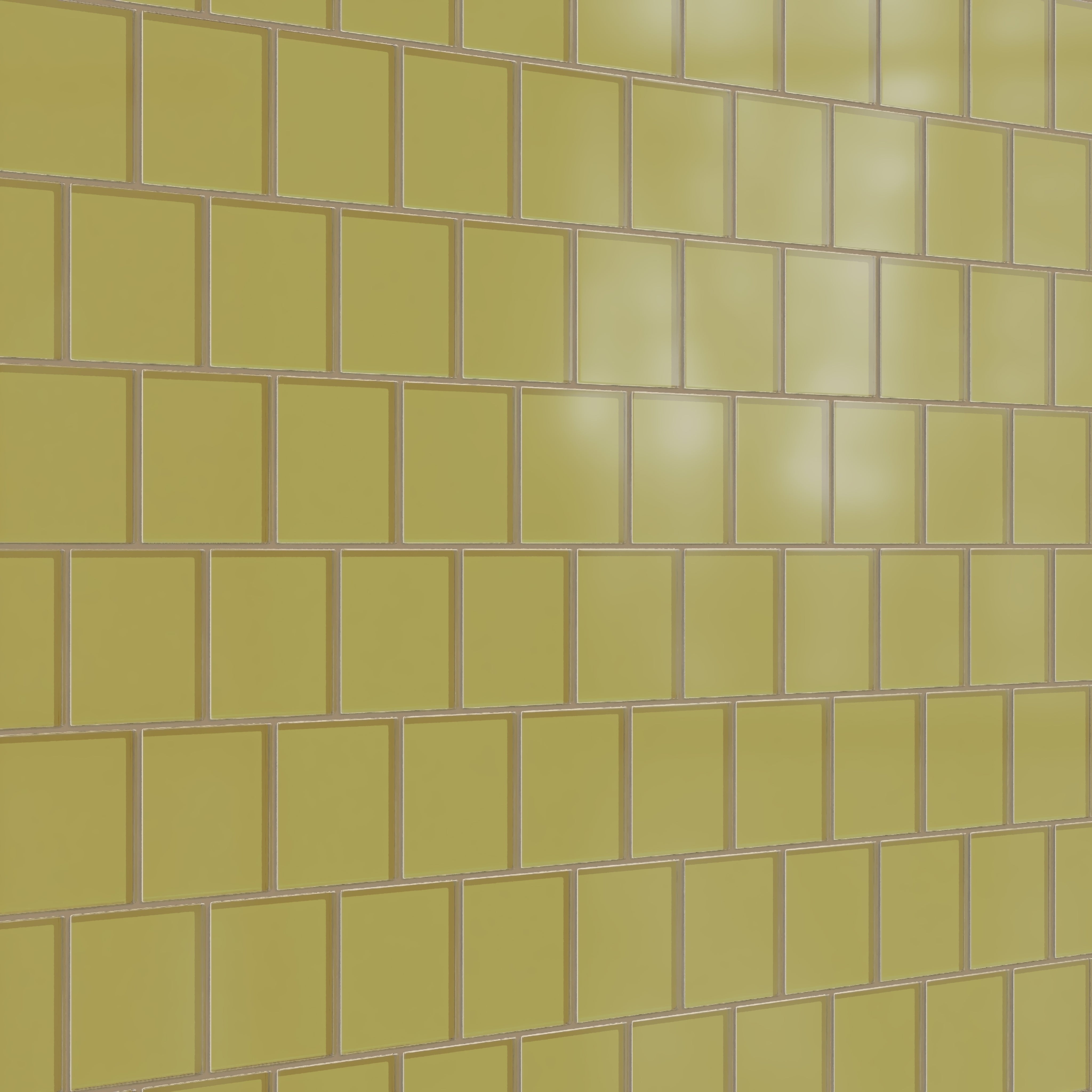 4x4 Glass Tile in Pine Siskin Matte