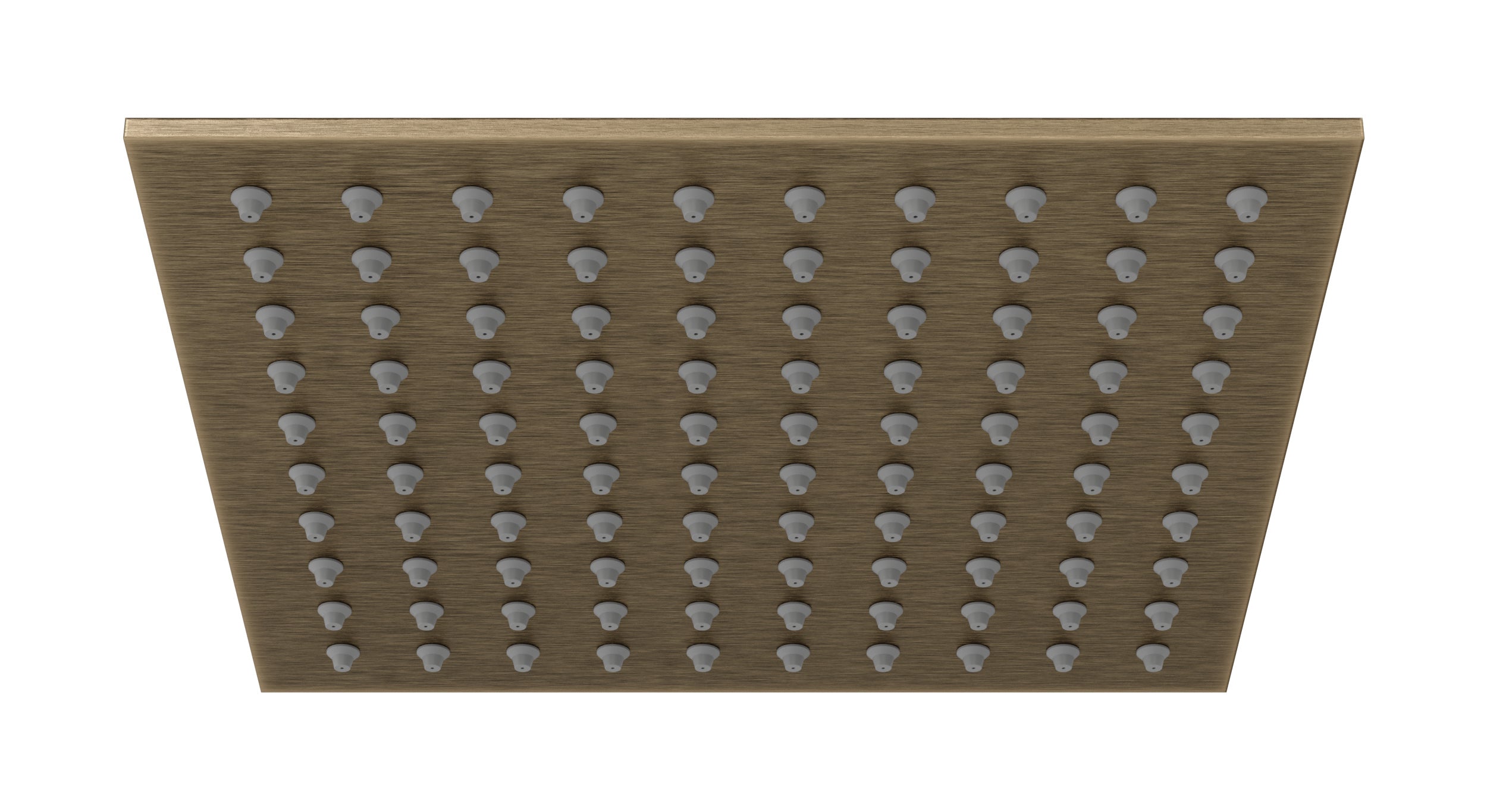 Flatiron 8" Shower Head in Antique Brass