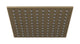Flatiron 8" Shower Head in Antique Brass