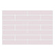 1x6 Half Offset Sheeted Original Ceramic Mosaic Tile in Evening Glow Matte