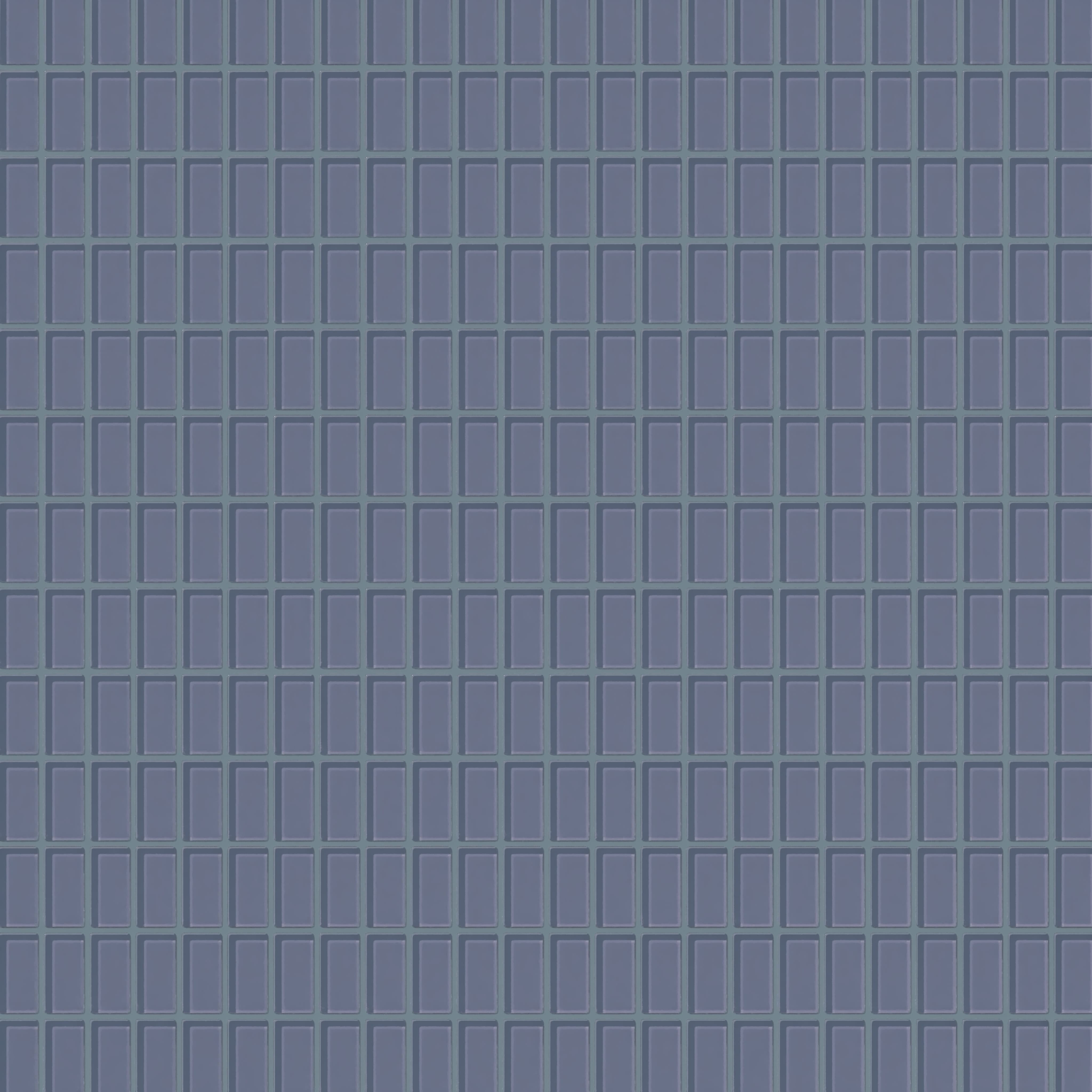 1x2 Straight Set Sheeted Glass Mosaic Tile in Nuthatch Gloss