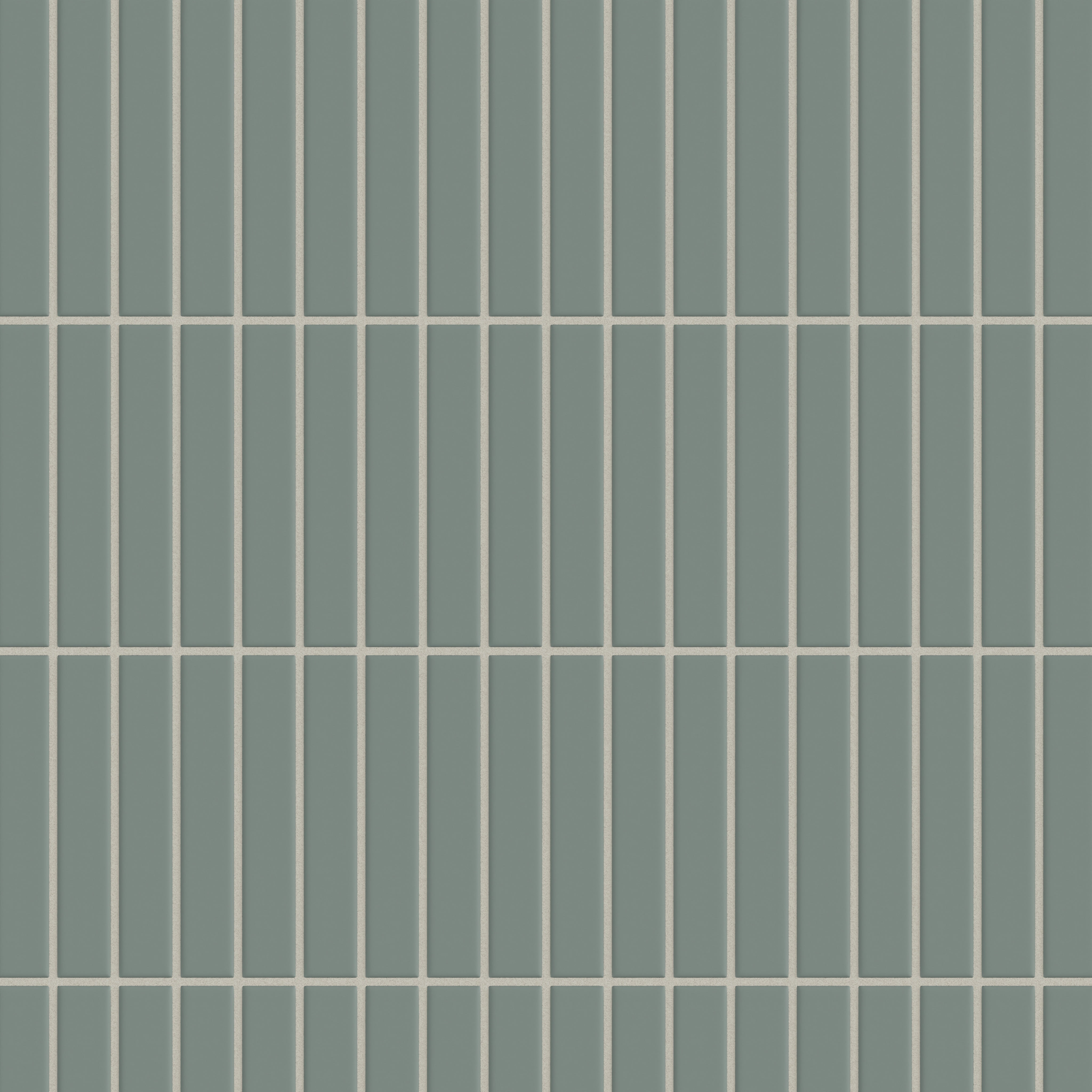 1x6 Straight Set Sheeted Original Ceramic Mosaic Tile in Flagstone Matte