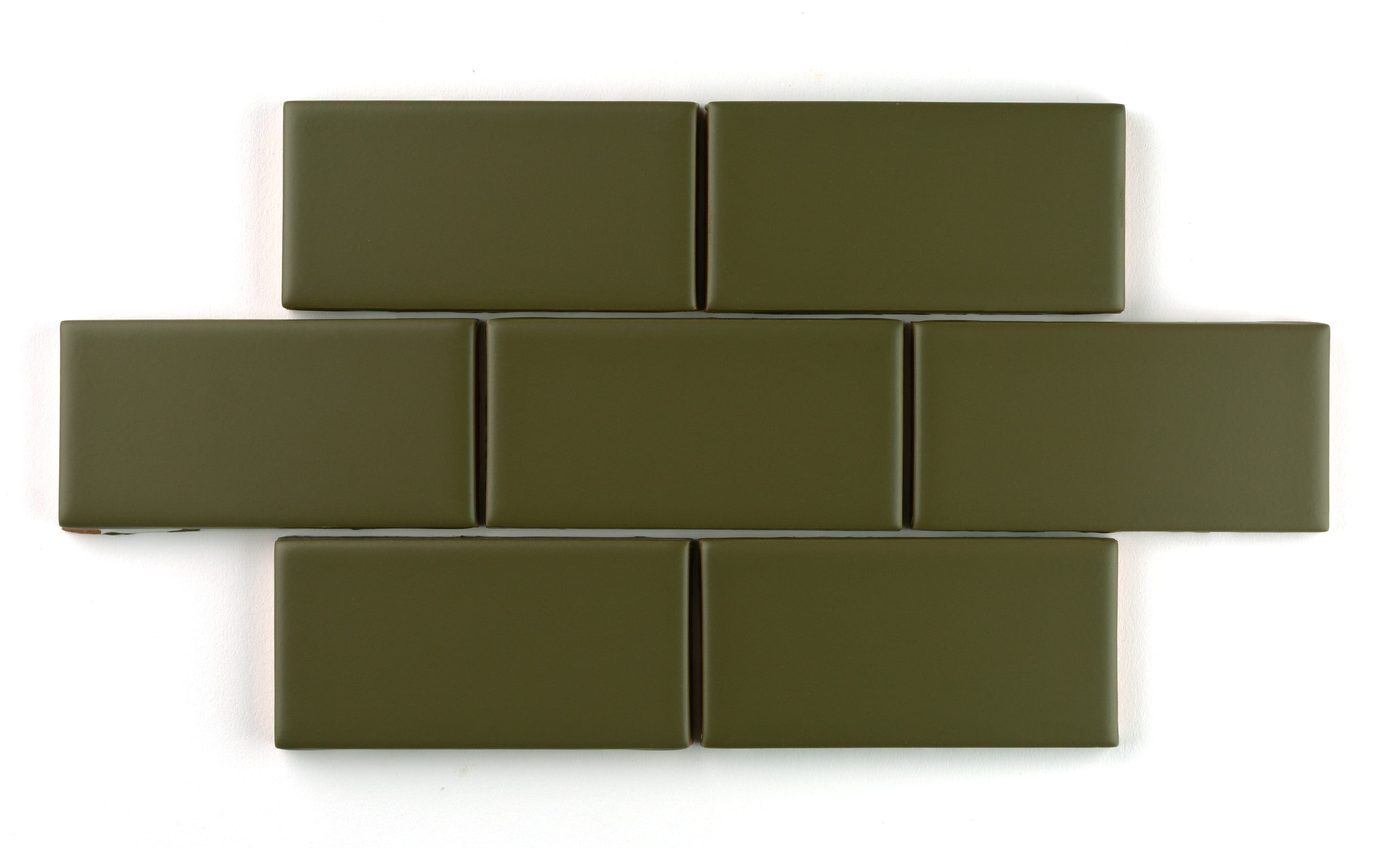 Picket Original Ceramic Tile in Bonsai Matte