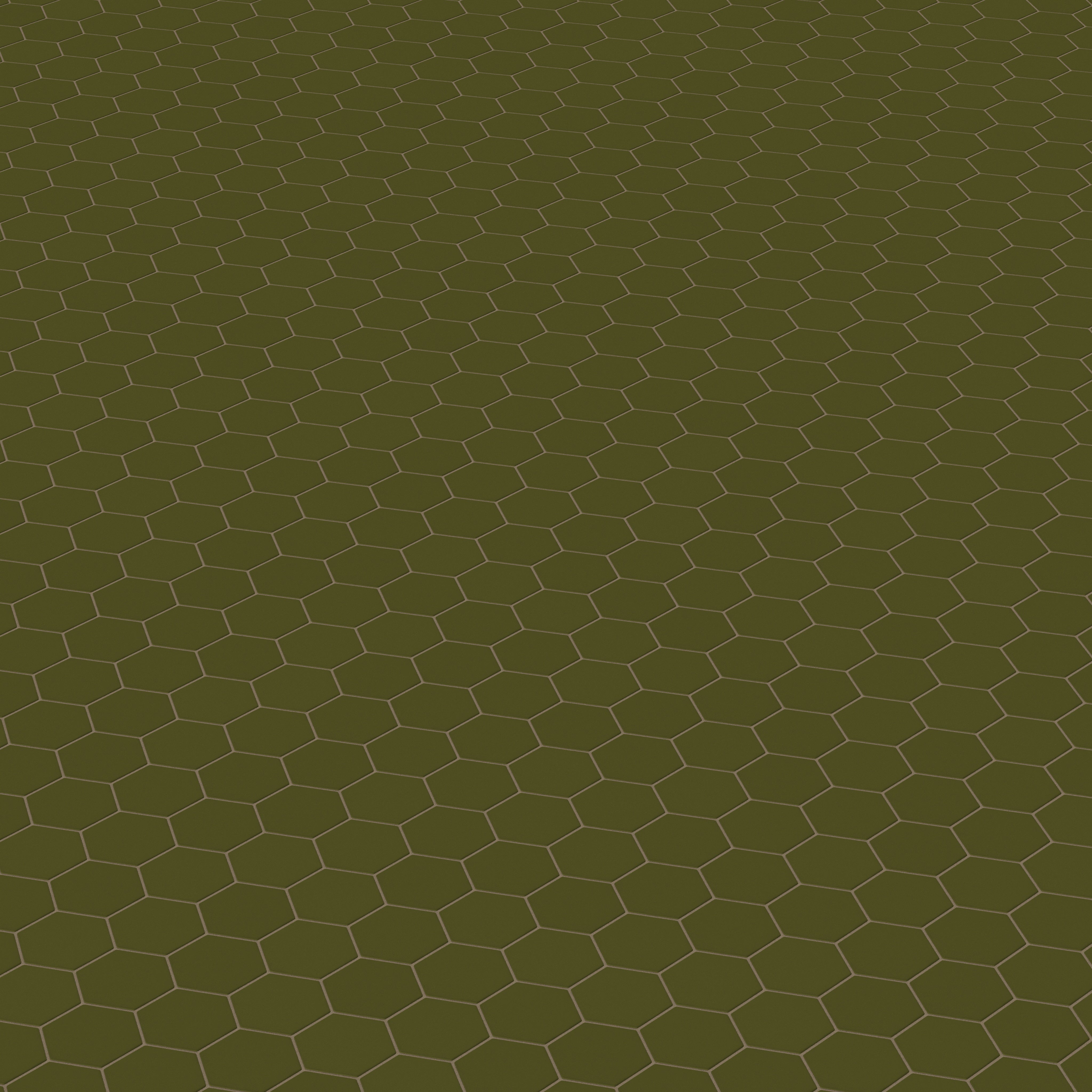 4" Hexagon Original Ceramic Tile in Bonsai Matte