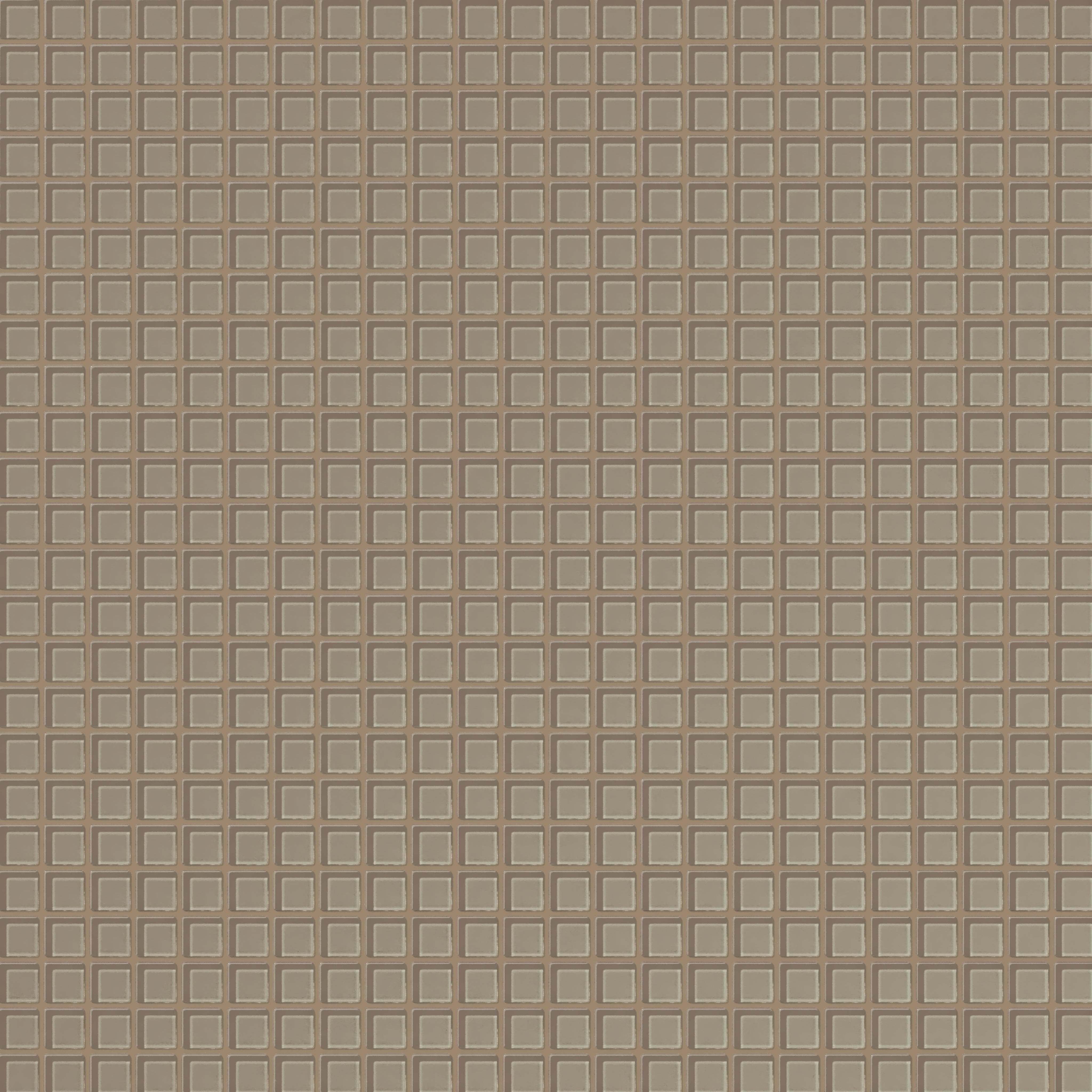 1x1 Straight Set Sheeted Glass Mosaic Tile in Quail Gloss