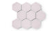 4" Hexagon Original Ceramic Tile in Evening Glow Gloss