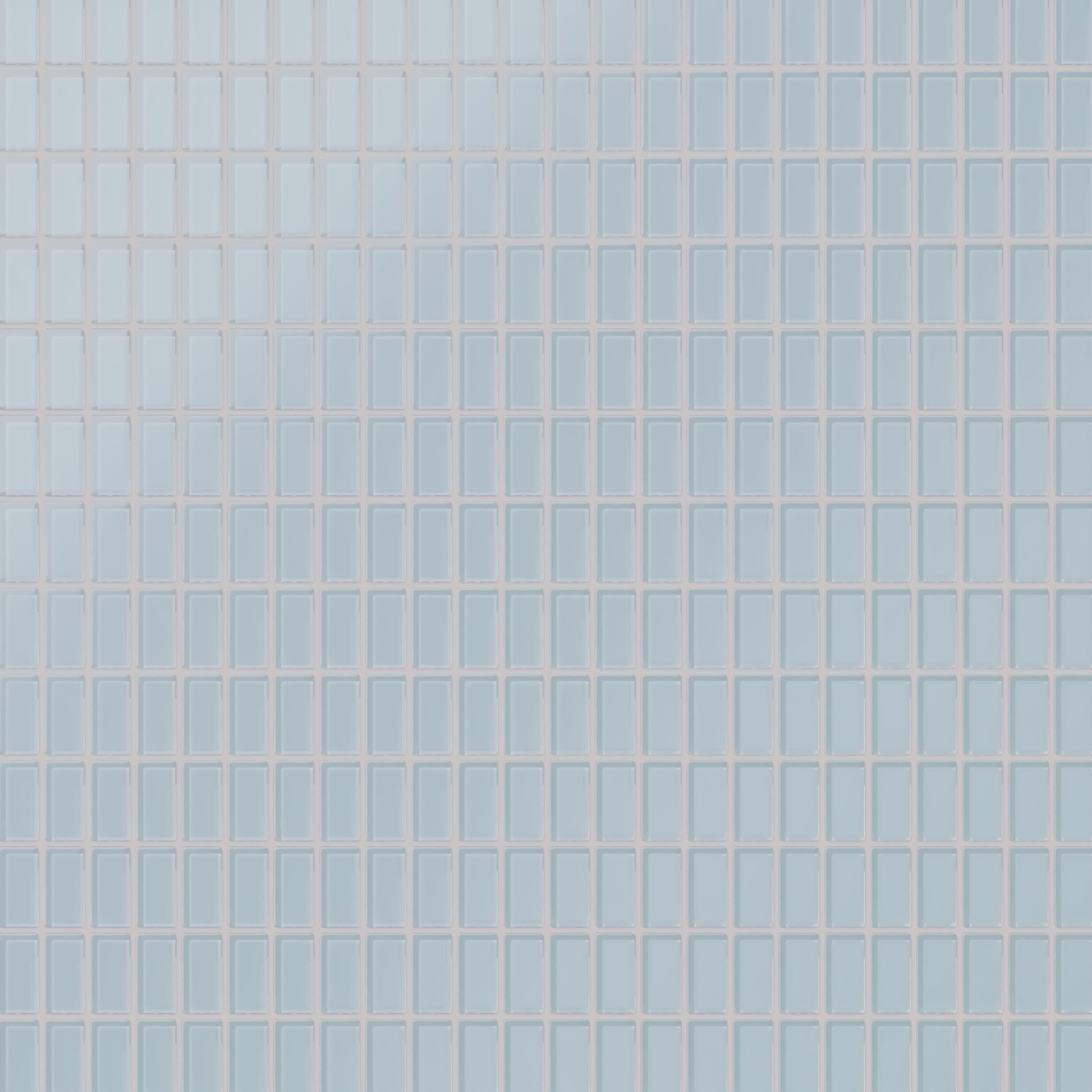 1x2 Straight Set Sheeted Glass Mosaic Tile in Partridge Matte