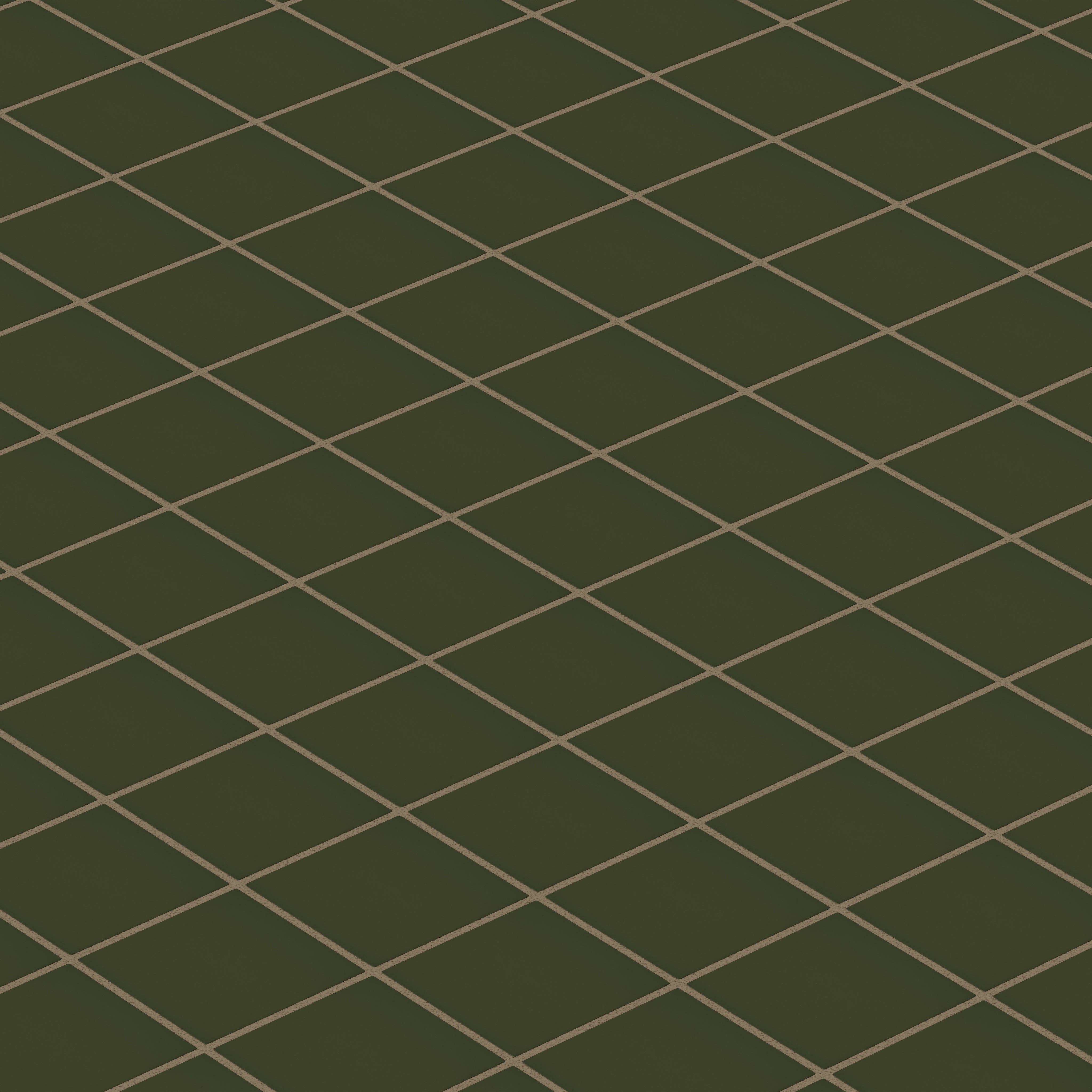 3x3 Straight Set Sheeted Natural Press Ceramic Mosaic Tile in Green Apatite Matte