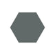 8" Hexagon Original Ceramic Tile in Flagstone Gloss