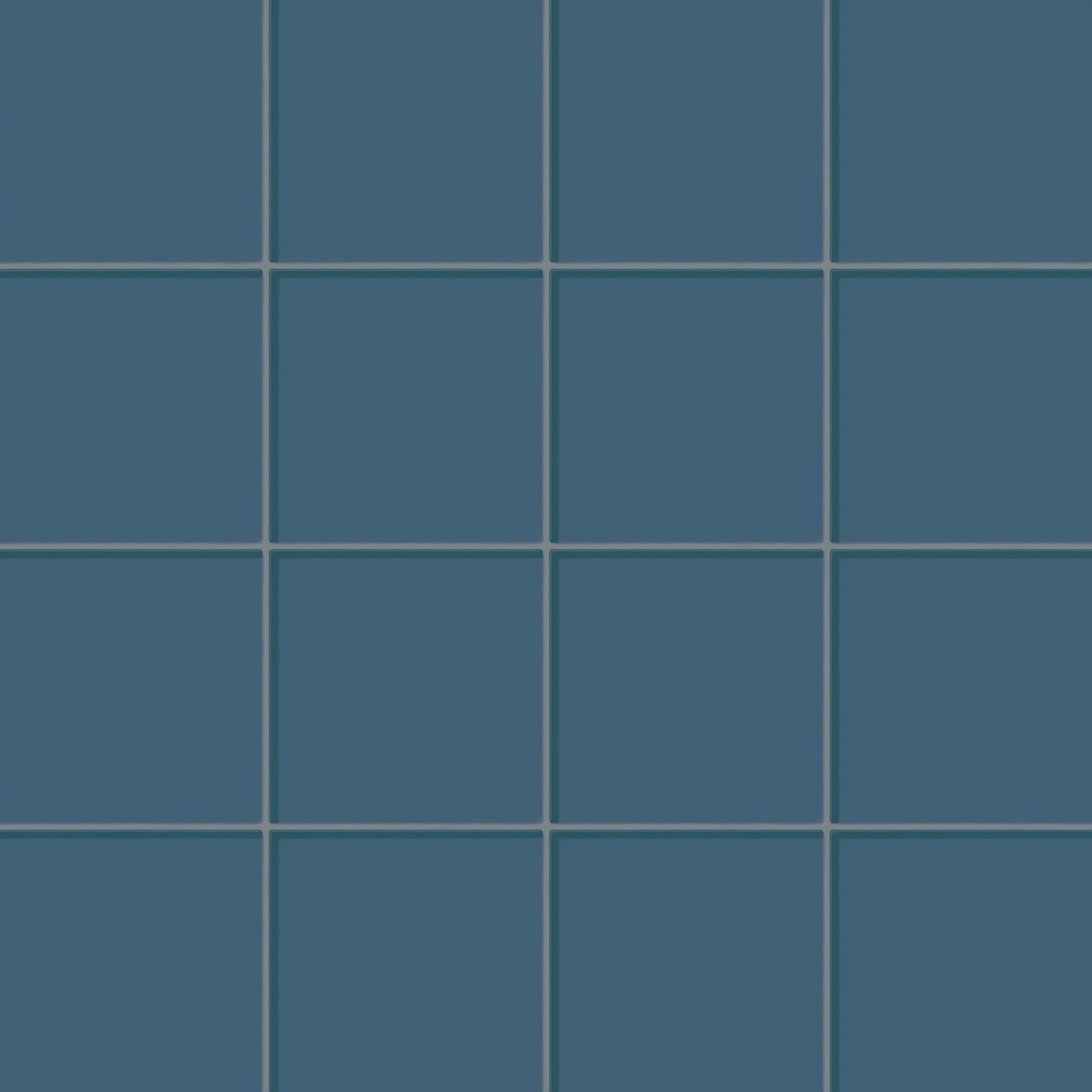 6x6 Glass Tile in Blue Jay Gloss